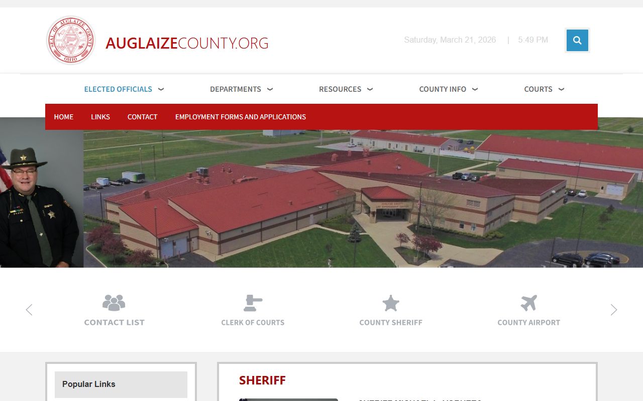 Auglaize County public records portal for court and government record searches