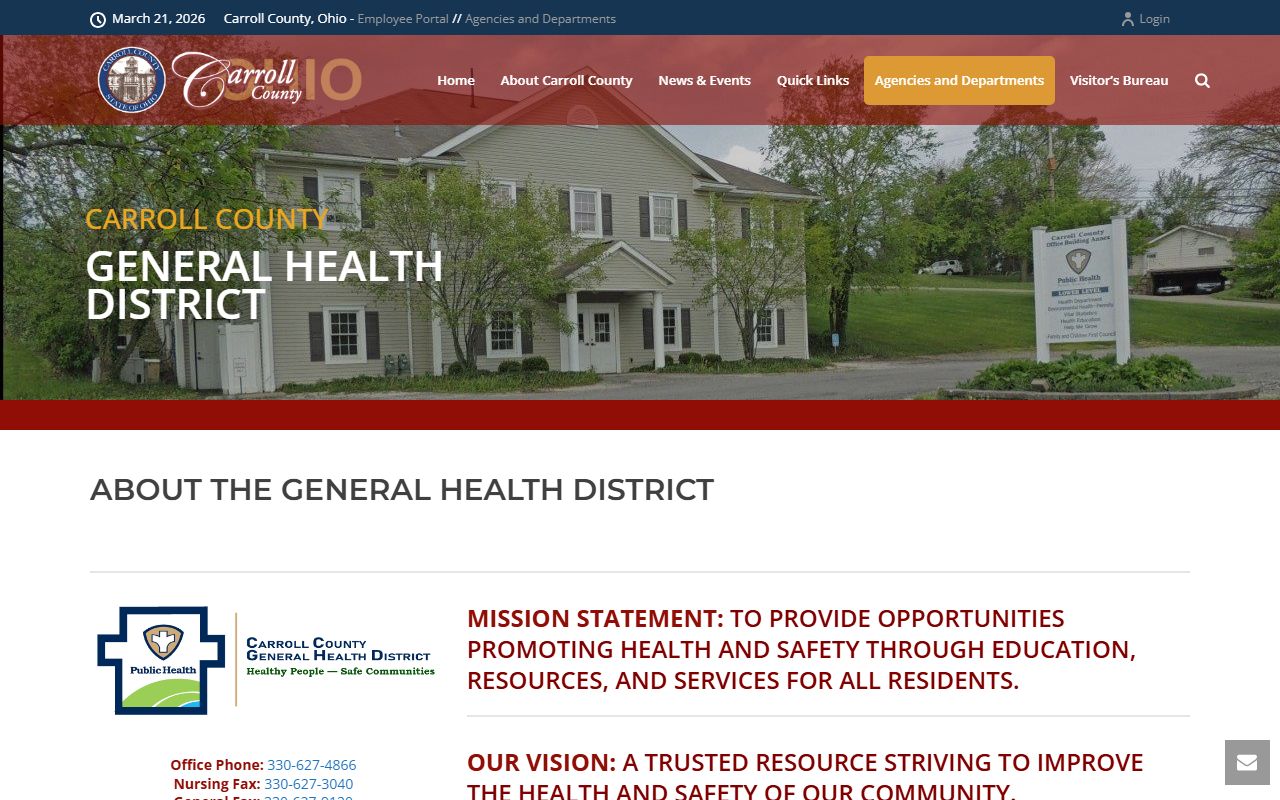 Carroll County public records portal for searching property and court records