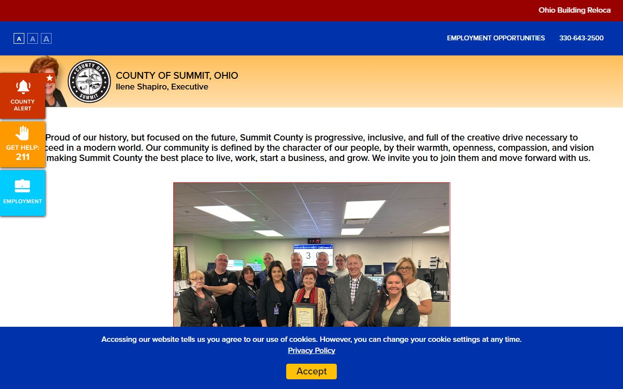 Summit County public records portal for searching court cases and government documents