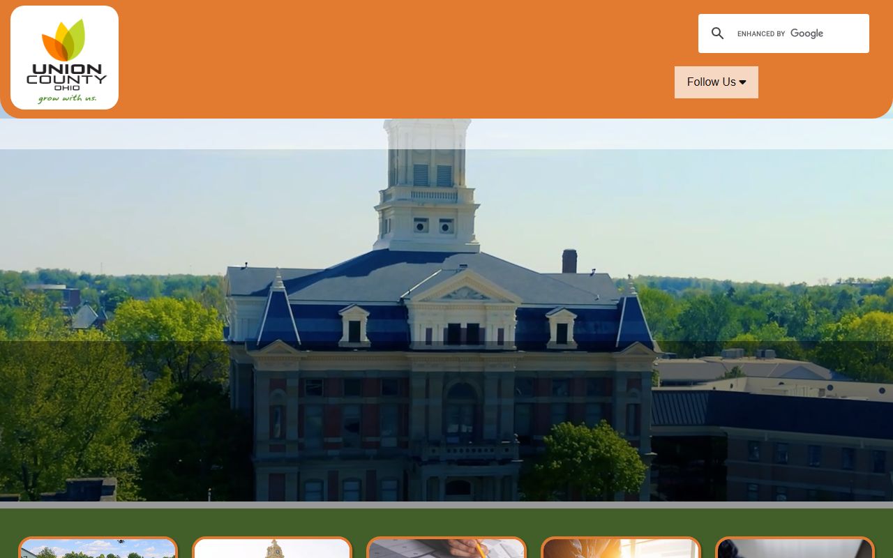 Union County record indexes website for searching historical public records